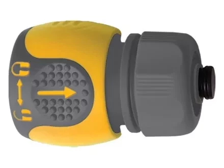 Соединитель для шланга 3/4&quot; аквастоп двухкомпонентный PALISAD LUXE 66242 купить в Ханты-Мансийске