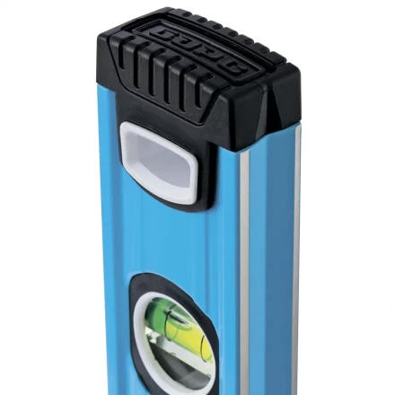 Уровень алюминиевый 1800 мм профиль 1.6 мм фрезерованный ударопрочные заглушки 3 глазка БАРС 34432 купить в Ханты-Мансийске