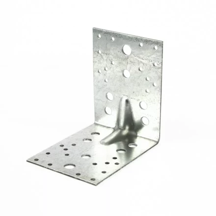 Крепежный уголок усиленный 2,5мм KUU 130x130x100 мм Россия Сибртех 464137 купить в Ханты-Мансийске