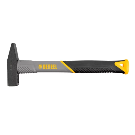 Молоток слесарный, 300 г Denzel, кованый, фибергласовая рукоятка c TPR покрытием 10483 купить в Ханты-Мансийске