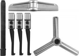 Съемник универсальный усиленный американского типа 2-3 захвата глубина 150мм набор AE310142 Jonnesway 48924