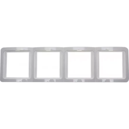 Панель СВЕТОЗАР &quot;ГАММА&quot; четверная вертикальная, цвет белый SV-54151-W купить в Ханты-Мансийске