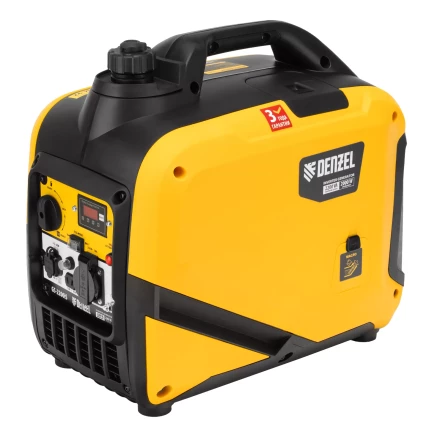 Генератор инверторный DENZEL GS-2200iS, 2,2 кВт, 230 В, закрытый корпус, ручной старт купить в Ханты-Мансийске