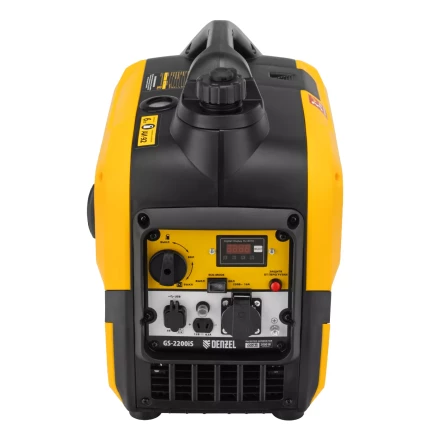 Генератор инверторный DENZEL GS-2200iS, 2,2 кВт, 230 В, закрытый корпус, ручной старт купить в Ханты-Мансийске