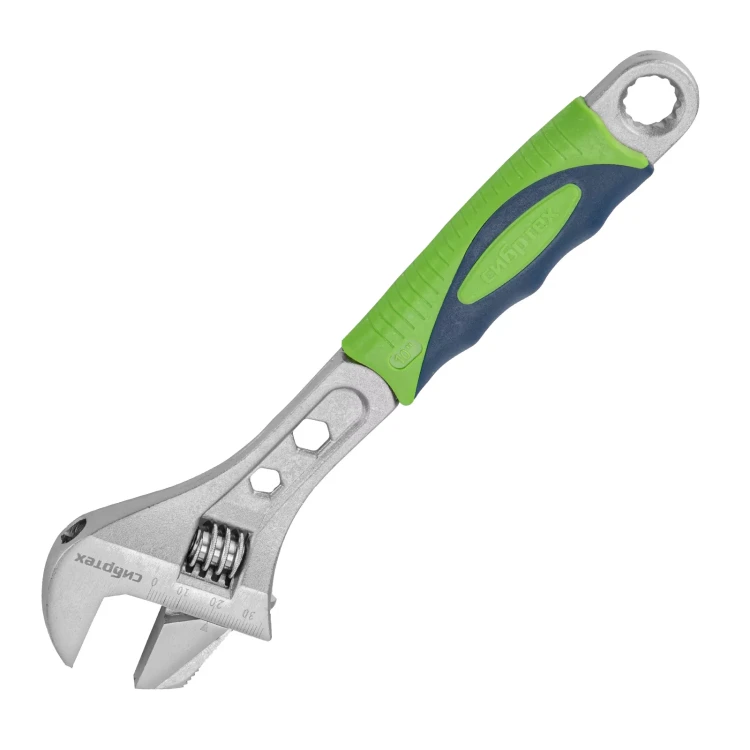 Ключ разводной Сибртех, 250мм, переставная губка, 2 - х комп.рукоятка, 15599 купить в Ханты-Мансийске