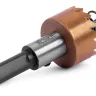 HSS-TiN коронка MESSER  25мм с центр. сверлом и толкающей пружиной для  лист. материала  до 2 мм ц/х купить в Ханты-Мансийске
