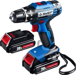Дрель-шуруповерт 2 АКБ DL-20 A5 серия ПРОФЕССИОНАЛ