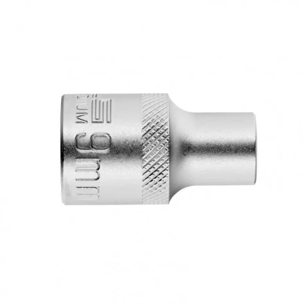 Головка торцевая 9 мм двенадцатигранная CrV под квадрат 1/2 хромированная Stels 13649 купить в Ханты-Мансийске