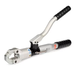 Пресс гидравлический ручной безматричный КВТ ПГРс-240 БМА из алюминиевого сплава с механизмом АСД для опрессовки наконечников до 240 мм2 (101937)