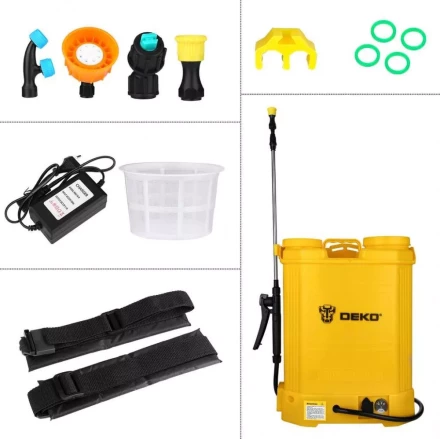 Опрыскиватель садовый аккумуляторный DEKO DKSP10, 16 л, 065-0942 купить в Ханты-Мансийске