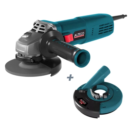 Угловая шлифмашина ALTECO AG 1400-125 ECS + Защитный кожух для пылеудаления ALTECO ADE 125 68946 купить в Ханты-Мансийске