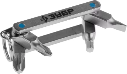 Мультитул ЗУБР&quot;ЭКСПЕРТ&quot;для горнолыжного и сноубордического снаряжения,суперкомпактный, HEX,SL 5 мм,PH №2,PZ № 3,4-в-1 27427-H4 купить в Ханты-Мансийске