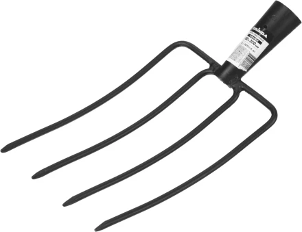 Вилы GRINDA кованые, навозные 4 круглых зубца, без черенка, 180х300мм 39720-4_z01 купить в Ханты-Мансийске