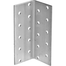 Крепежный угол ЗУБР "МАСТЕР" равносторонний, 100х40х40мм, 20шт 310205-100-040