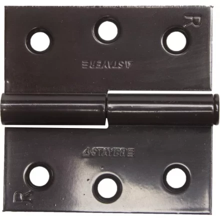 Петля дверная STAYER "MASTER" разъемная, цвет коричневый, правая, 75мм 37613-75-3R купить в Ханты-Мансийске