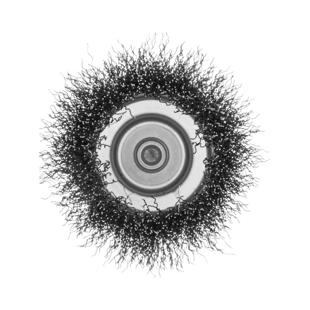 Щетка для дрели Denzel, 75 мм, Чашка, со шпилькой, нержавеющая витая проволока, 744773 купить в Ханты-Мансийске