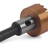 HSS-TiN коронка MESSER  26мм с центр. сверлом и толкающей пружиной для  лист. материала  до 2 мм ц/х купить в Ханты-Мансийске