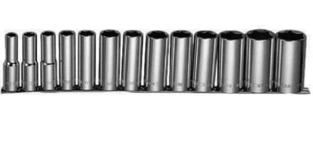 Набор головок торцевых глубоких 1/2&quot;DR MAXI DRIVE на рельсе 11-32мм 13предметов Jonnesway S05HD4113S 49081 купить в Ханты-Мансийске
