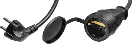 Удлинитель-шнур &quot;ПВС 315-Ш&quot;, 30 м, 3500 Вт, 1 гнездо, IP44, ПВС 3х1,5 мм2, ЗУБР 55020-30 купить в Ханты-Мансийске