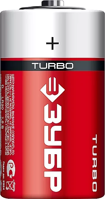 Батарейки TURBO алкалиновые D 1.5В серия Без серии купить в Ханты-Мансийске