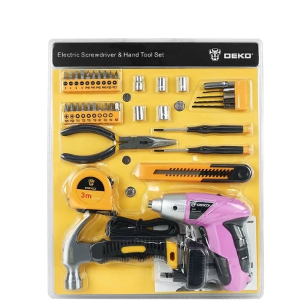 Отвертка аккумуляторная DEKO DKS4 и набор 36 Tools Kit, 063-4109 купить в Ханты-Мансийске