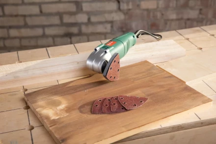 Лист шлифовальный HAMMER MF-AC 002 80 мм, Р 80, по дереву купить в Ханты-Мансийске