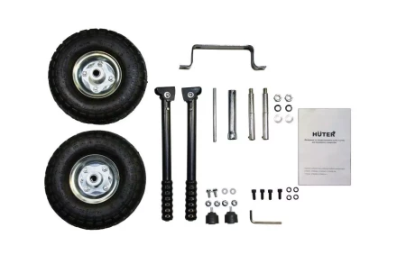 Комплект колёс и ручек для бензогенераторов DY6500, DY8000, DY9500, DY11000 L / LX / LX-3 / LXA / LXW Huter купить в Ханты-Мансийске