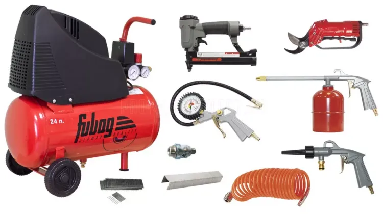 Компрессор безмасляный поршневой прямой FUBAG GARDEN MASTER KIT 9предметов купить в Ханты-Мансийске