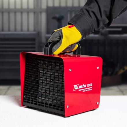 Тепловая пушка керамическая SHCL-3000, квадратная, 230 В, 480 м3/ч, 1/3 кВт// MTX 96403 купить в Ханты-Мансийске