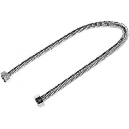 Подводка ЗУБР &quot;ЭКСПЕРТ&quot; сильфонная из нержавеющей стали, для воды, г/г (гайка-гайка), 1/2&quot;, 0,6м 51011-G/G-060 купить в Ханты-Мансийске