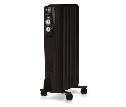 Маслянный радиатор обогреватель электрический BALLU Classic black BOH/CL-07BRN 1500 купить в Ханты-Мансийске