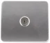 Розетка СВЕТОЗАР "ГАММА" телевизионная, без вставки и рамки, цвет светло-серый металлик SV-54115-SM купить в Ханты-Мансийске