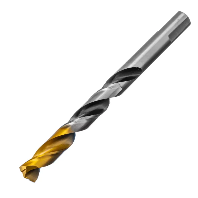 Сверло спиральное по металлу Denzel, 11 x 142мм, Р6М5, Golden Tip, многогранная заточка, 718286 купить в Ханты-Мансийске