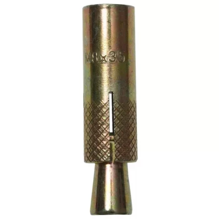 Анкер ЗУБР с клином, желтопассивированный, 8,0х35мм, ТФ6, 3шт 4-302076-08-035 купить в Ханты-Мансийске