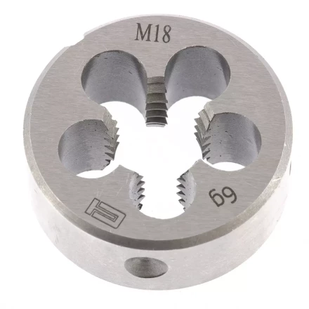 Плашка М18 х 2,5 мм СИБРТЕХ 77052 купить в Ханты-Мансийске