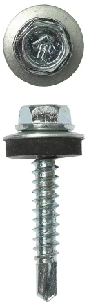 Саморезы ЗУБР &quot;ПРОФЕССИОНАЛ&quot; оцинков., для крепл. кров. матер. к дерев. обреш., 4.8x50мм, 250шт 4-300315-48-050 купить в Ханты-Мансийске