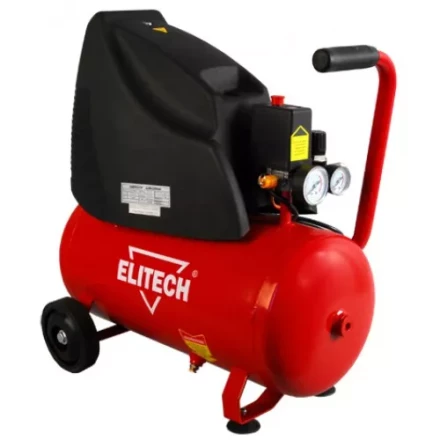 Компрессор безмасляный поршневой прямой привод Elitech КПБ 190/24+4К купить в Ханты-Мансийске