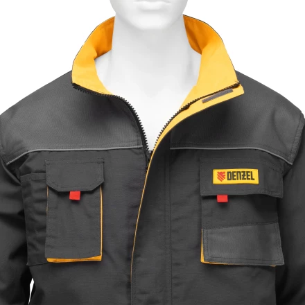 Куртка профессиональная рабочая, 65% полиэстер 35% хлопок, XXL// Denzel 90380 купить в Ханты-Мансийске