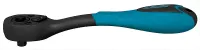 Ключ-трещотка 1/4" 72 зуба Comfort с быстрым сбросом CrV 2-х комп. рукоятка Gross 14086