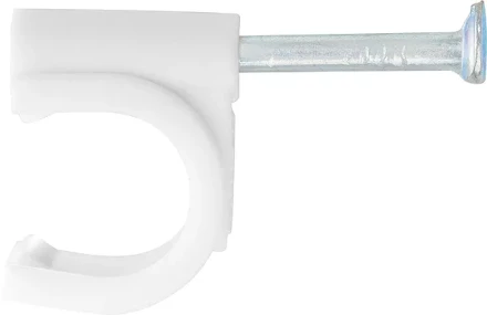 Скобы электроустановочные 6 мм круглый профиль 50 шт  СИБРТЕХ 47516 купить в Ханты-Мансийске