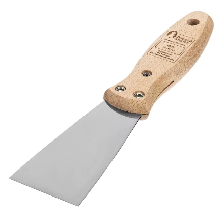 Шпательная лопатка из нержавеющей стали, 50 мм, буковая рукоятка, EFP Matrix 85611 купить в Ханты-Мансийске