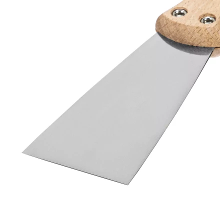 Шпательная лопатка из нержавеющей стали, 50 мм, буковая рукоятка, EFP Matrix 85611 купить в Ханты-Мансийске