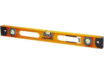 Уровень алюминиевый Рельс 1500 мм 3 глазка 1 поворотный  SPARTA 34055 купить в Ханты-Мансийске