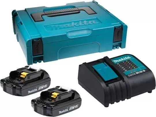 Набор 2 аккумулятора Makita BL1815B 1.5 Ач и Зарядное устройство DC 18 SD (197143-8) купить в Ханты-Мансийске
