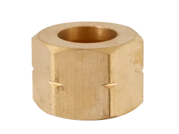 Гайка 27 СП 21,8 левая для БПО латунь Сварог