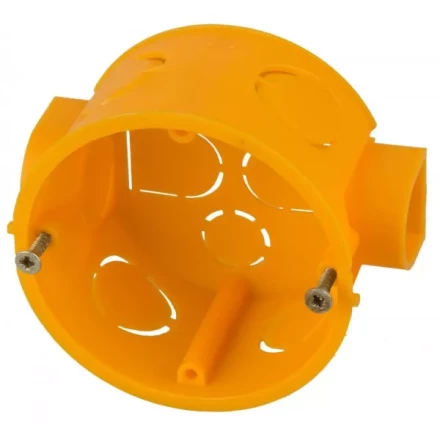 Коробка установочная СВЕТОЗАР для подштукатурного монтажа, макс напряж 400В, межцентр. Расстояние 71мм, 68х40мм, круглая SV-54903 купить в Ханты-Мансийске