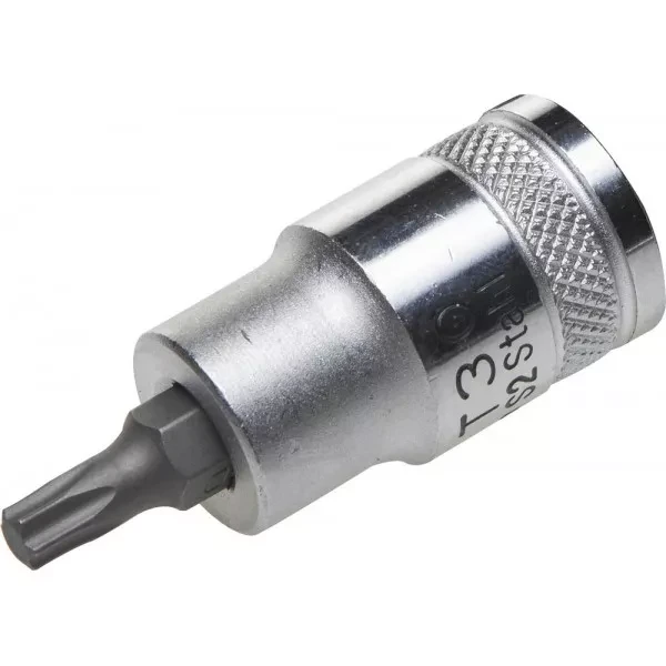 Торцовая бита-головка KRAFTOOL "INDUSTRIE QUALITAT", материал S2, TORX, сатинированная, 1/2", Т30 27905-30_z01 купить в Ханты-Мансийске