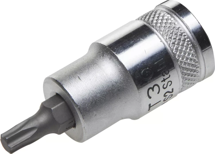 Торцовая бита-головка KRAFTOOL "INDUSTRIE QUALITAT", материал S2, TORX, сатинированная, 1/2", Т30 27905-30_z01 купить в Ханты-Мансийске