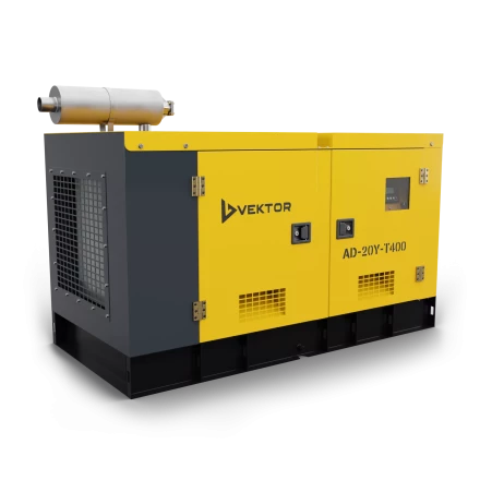 Дизельный генератор Vektor AD-20Y-T400 в шумозащитном кожухе купить в Ханты-Мансийске