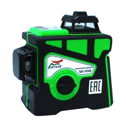 Лазерный нивелир SKYWER 360? 8 зеленых лучей купить в Ханты-Мансийске
